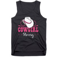 Cowgirl Barrel Racing Roping Horseback Riding Rodeo Tank Top