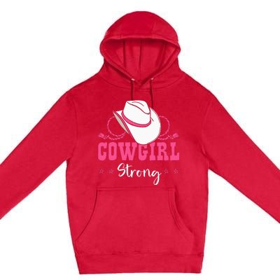 Cowgirl Barrel Racing Roping Horseback Riding Rodeo Premium Pullover Hoodie