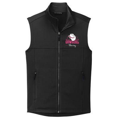 Cowgirl Barrel Racing Roping Horseback Riding Rodeo Collective Smooth Fleece Vest