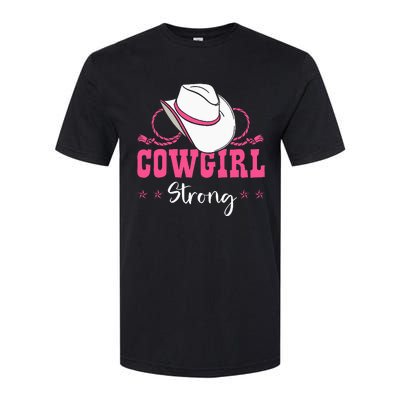 Cowgirl Barrel Racing Roping Horseback Riding Rodeo Softstyle CVC T-Shirt