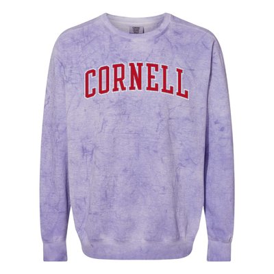 Cornell Big Red Apparel Neutral Game Day Arch Colorblast Crewneck Sweatshirt