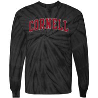 Cornell Big Red Apparel Neutral Game Day Arch Tie-Dye Long Sleeve Shirt