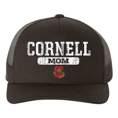 Cornell Big Red Mom Block Pill Icon Yupoong Adult 5-Panel Trucker Hat