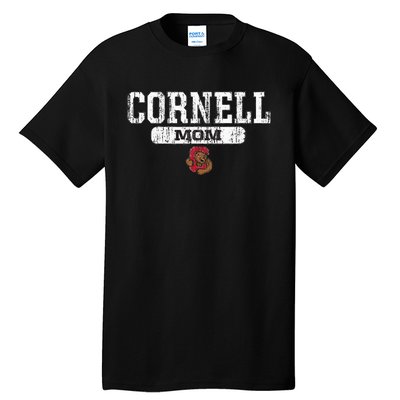 Cornell Big Red Mom Block Pill Icon Tall T-Shirt