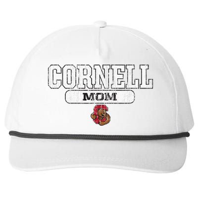 Cornell Big Red Mom Block Pill Icon Snapback Five-Panel Rope Hat