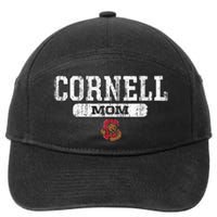 Cornell Big Red Mom Block Pill Icon 7-Panel Snapback Hat