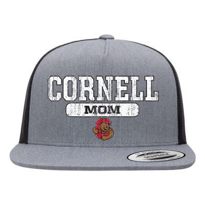 Cornell Big Red Mom Block Pill Icon Flat Bill Trucker Hat