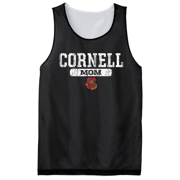 Cornell Big Red Mom Block Pill Icon Mesh Reversible Basketball Jersey Tank