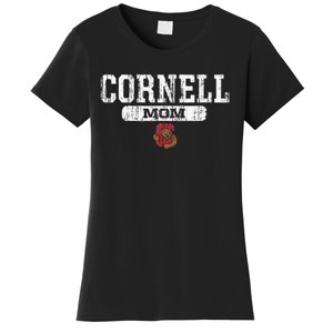 Cornell Big Red Mom Block Pill Icon Women's T-Shirt