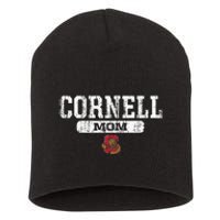 Cornell Big Red Mom Block Pill Icon Short Acrylic Beanie