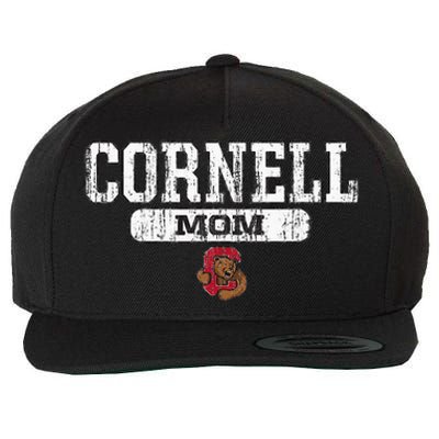 Cornell Big Red Mom Block Pill Icon Wool Snapback Cap