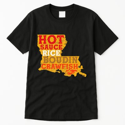 Crawfish Boil Retro Louisiana Usa Cajun Seafood Festival Tall T-Shirt
