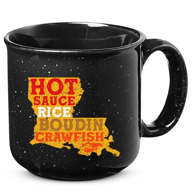 Crawfish Boil Retro Louisiana Usa Cajun Seafood Festival 15oz Campfire Ceramic Mug