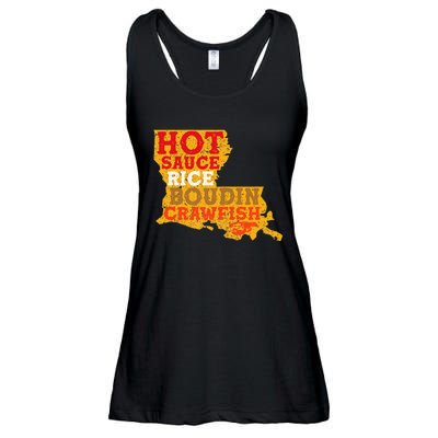 Crawfish Boil Retro Louisiana Usa Cajun Seafood Festival Ladies Essential Flowy Tank