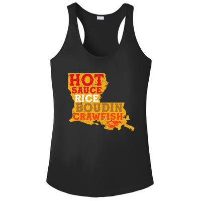 Crawfish Boil Retro Louisiana Usa Cajun Seafood Festival Ladies PosiCharge Competitor Racerback Tank