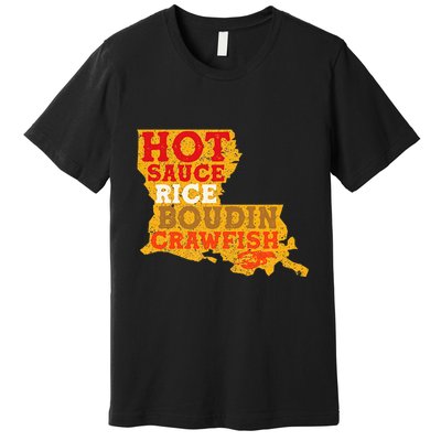 Crawfish Boil Retro Louisiana Usa Cajun Seafood Festival Premium T-Shirt