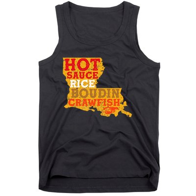 Crawfish Boil Retro Louisiana Usa Cajun Seafood Festival Tank Top