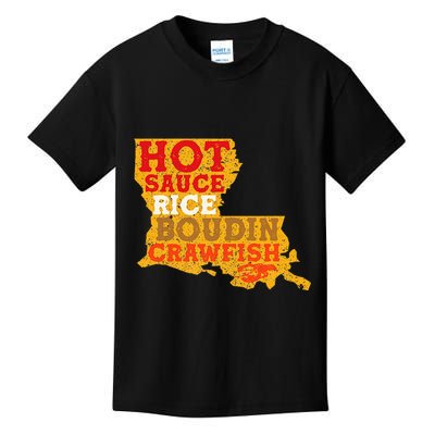 Crawfish Boil Retro Louisiana Usa Cajun Seafood Festival Kids T-Shirt