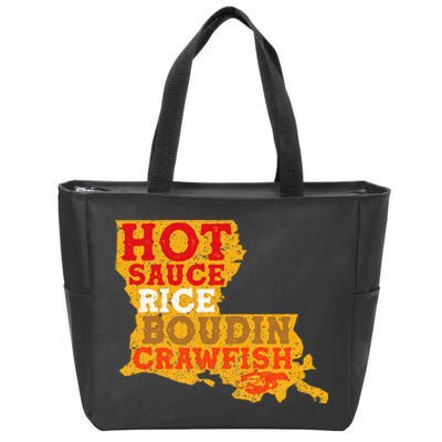 Crawfish Boil Retro Louisiana Usa Cajun Seafood Festival Zip Tote Bag