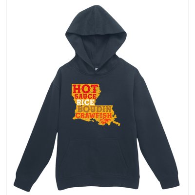 Crawfish Boil Retro Louisiana Usa Cajun Seafood Festival Urban Pullover Hoodie