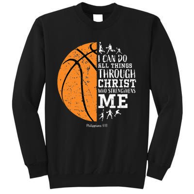 Christian Basketball Religious Gifts Sweatshirt