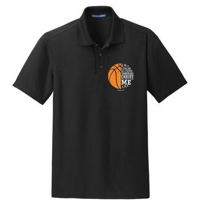 Christian Basketball Religious Gifts Dry Zone Grid Polo