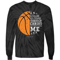 Christian Basketball Religious Gifts Tie-Dye Long Sleeve Shirt