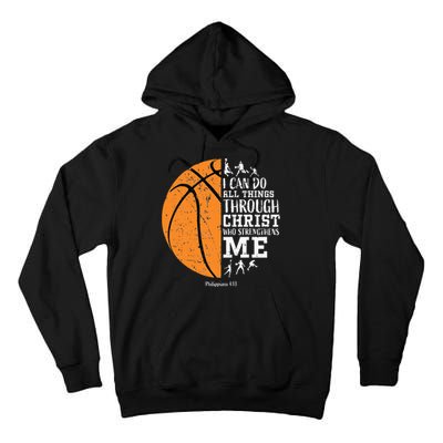 Christian Basketball Religious Gifts Tall Hoodie