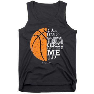 Christian Basketball Religious Gifts Tank Top