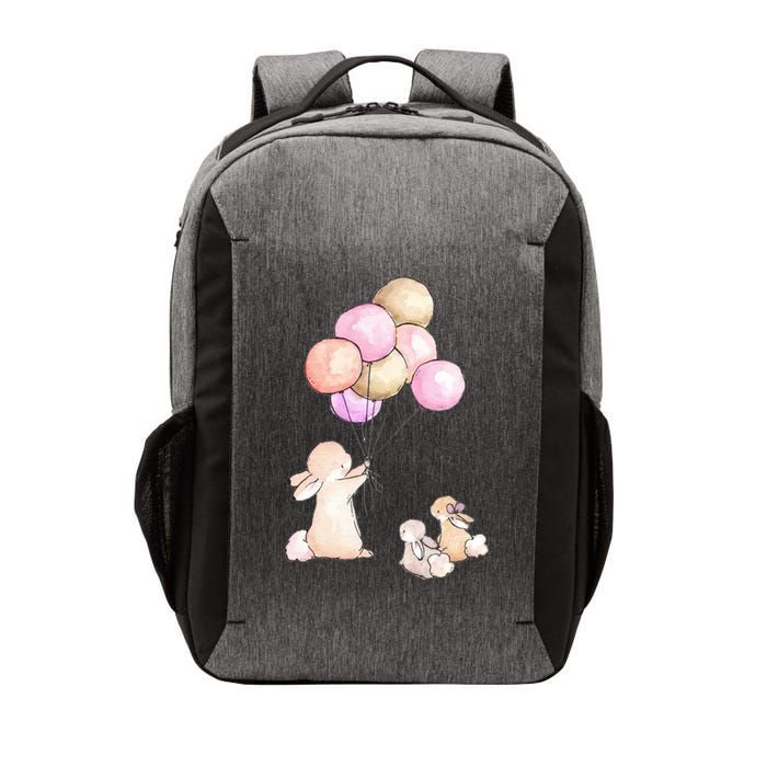 Cute Bunny Rabbit Balloon Vector Backpack