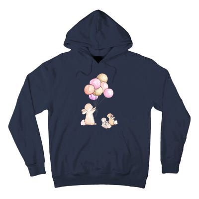 Cute Bunny Rabbit Balloon Tall Hoodie