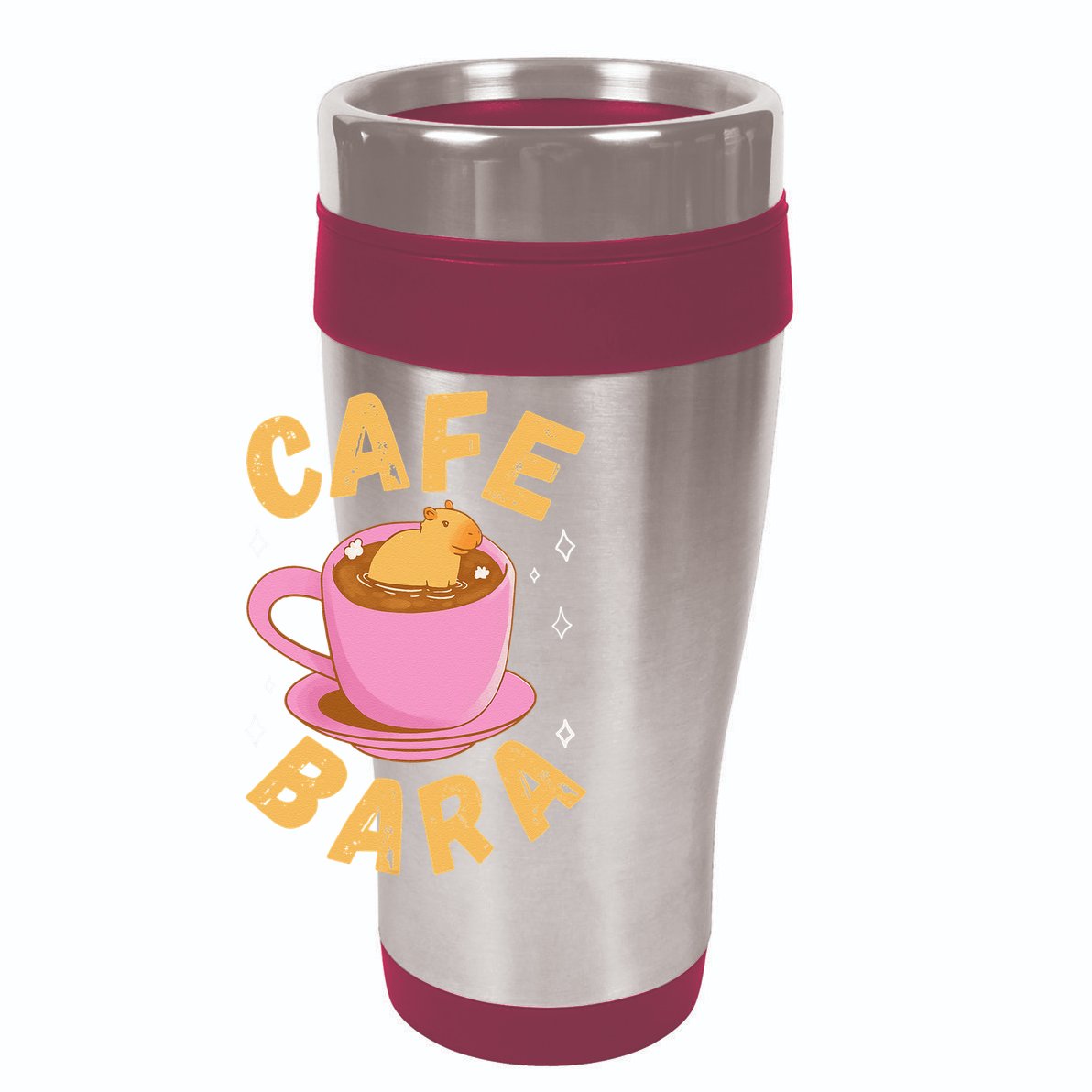 Cafe Bara Rodent Animals Vintage Capybaras Funny Capybara  15oz Campfire Ceramic Mug