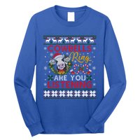 Cow Bells Ring Are You Listening Christmas Funny Cow Ugly Meaningful Gift Long Sleeve Shirt