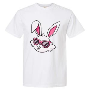 Cute Bunny Rabbit Pink Glasses Funny Easter Gift Garment-Dyed Heavyweight T-Shirt