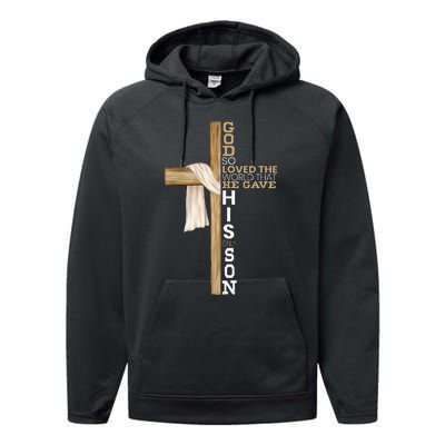 Christian Believer Religious Pastor Bible Scripture Performance Fleece Hoodie