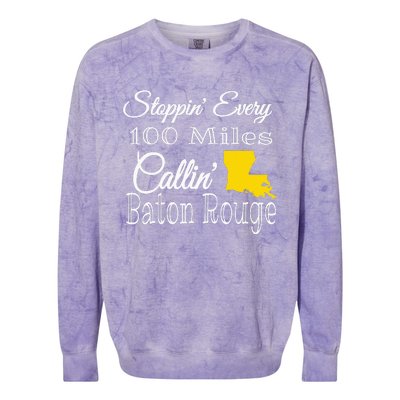 Callin Baton Rouge Music Concert Colorblast Crewneck Sweatshirt