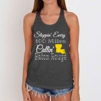 Callin Baton Rouge Music Concert Women's Knotted Racerback Tank