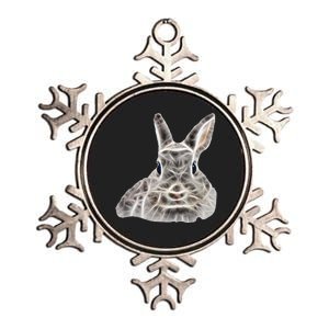 Cool Bunny Rabbit Graphic Great Funny Easter Gift Metallic Star Ornament