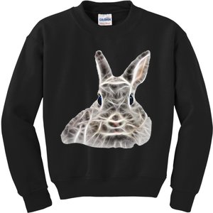 Cool Bunny Rabbit Graphic Great Funny Easter Gift Kids Sweatshirt