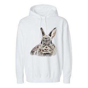 Cool Bunny Rabbit Graphic Great Funny Easter Gift Garment-Dyed Fleece Hoodie