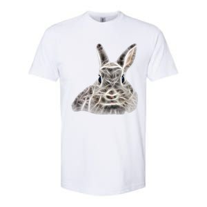 Cool Bunny Rabbit Graphic Great Funny Easter Gift Softstyle CVC T-Shirt