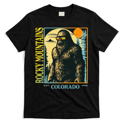 Colorado Bigfoot Retro Vintage Cool Sasquatch Yeti T-Shirt