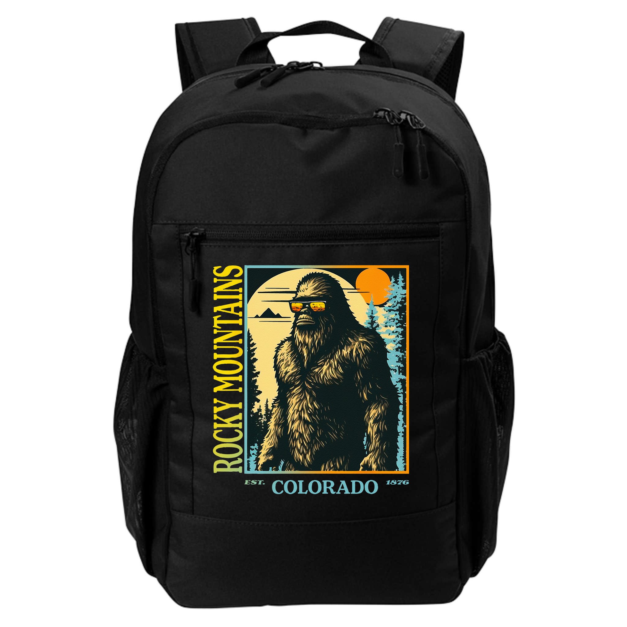 Colorado Bigfoot Retro Vintage Cool Sasquatch Yeti Backpack