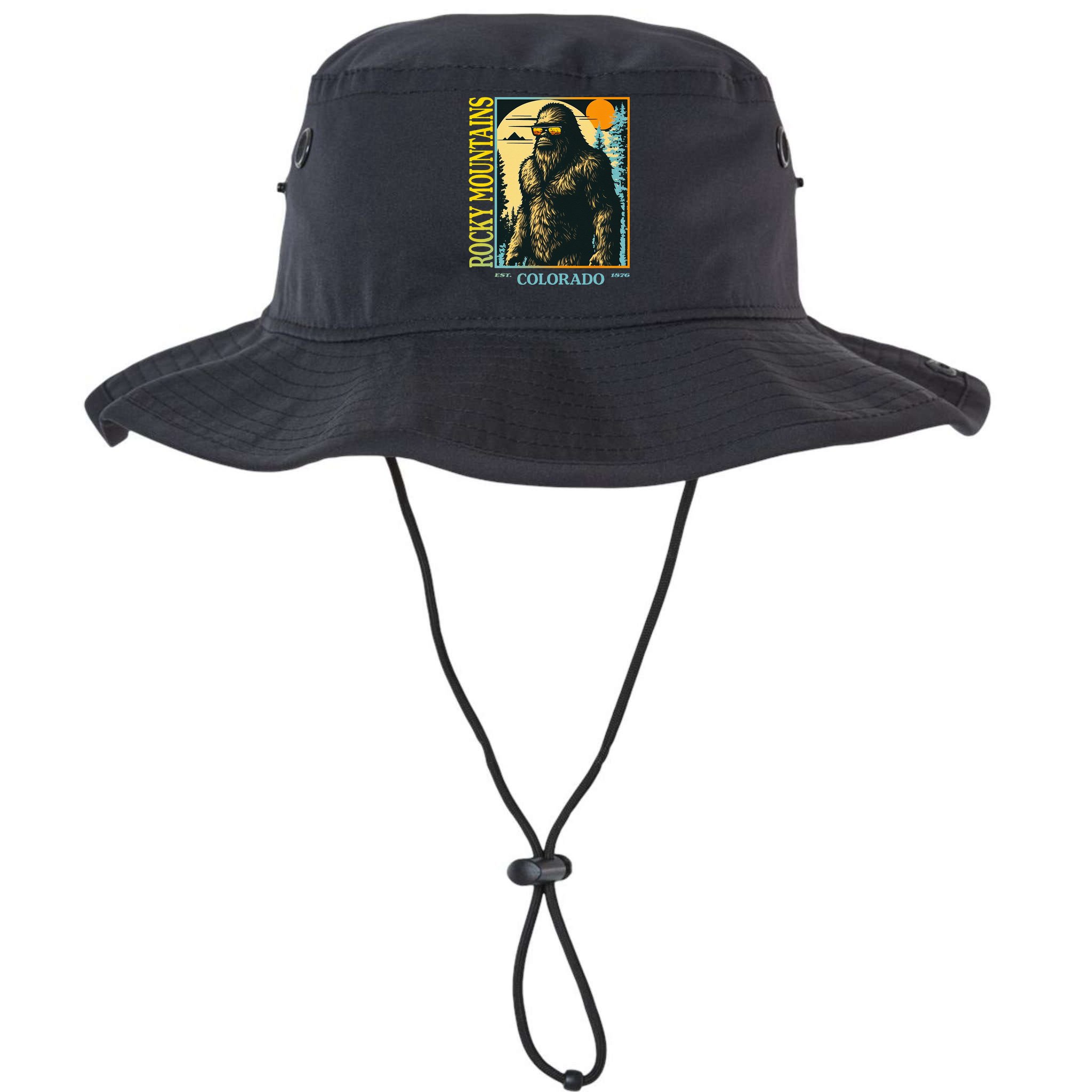 Colorado Bigfoot Retro Vintage Cool Sasquatch Yeti Bucket Hat