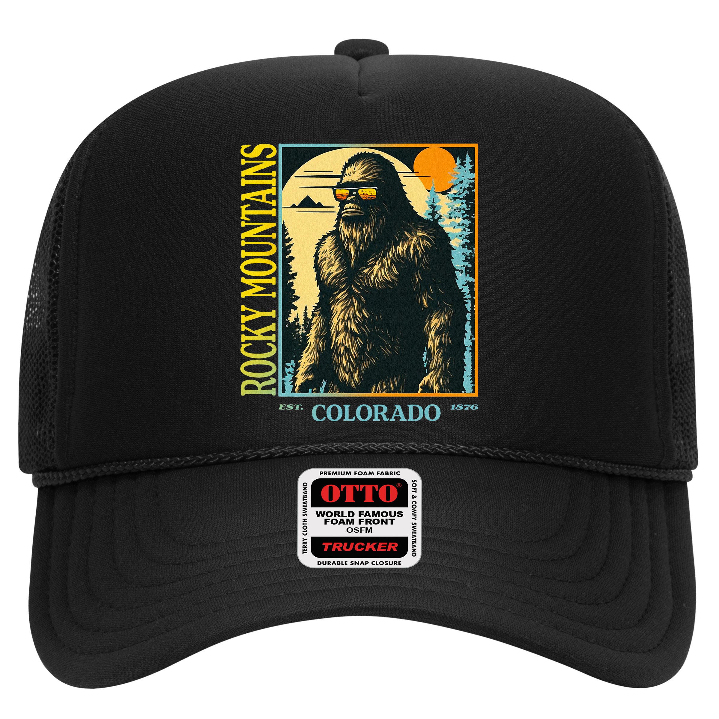 Colorado Bigfoot Retro Vintage Cool Sasquatch Yeti Hat