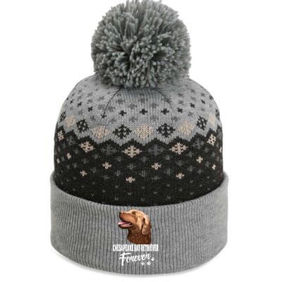 Chesapeake Bay Retriever Forever Cute Dog Lover Gift Great Gift The Baniff Cuffed Pom Beanie