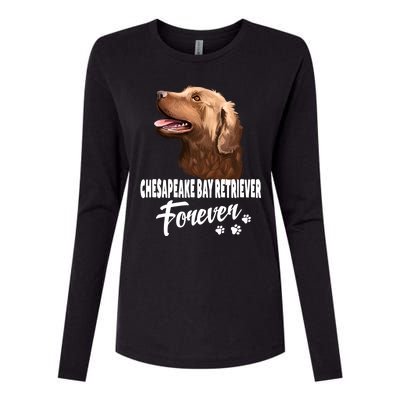 Chesapeake Bay Retriever Forever Cute Dog Lover Gift Great Gift Womens Cotton Relaxed Long Sleeve T-Shirt