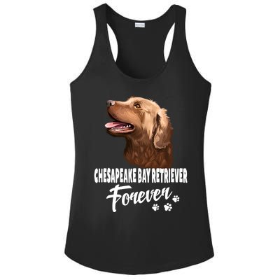 Chesapeake Bay Retriever Forever Cute Dog Lover Gift Great Gift Ladies PosiCharge Competitor Racerback Tank