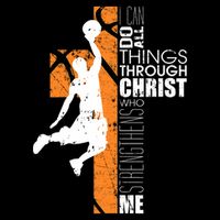 Christian Basketball Religious Bible Verse Philippians 413 Bag
