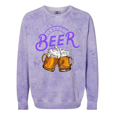 Craft Beer Summer Colorblast Crewneck Sweatshirt